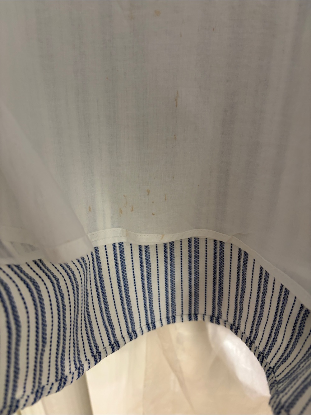 J. Crew Blue and White Striped Midi Shirt Dress - Picture 13 of 13